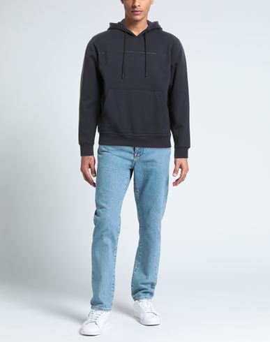 Man Sweatshirt Midnight blue Size XXL Cotton, Elastane
