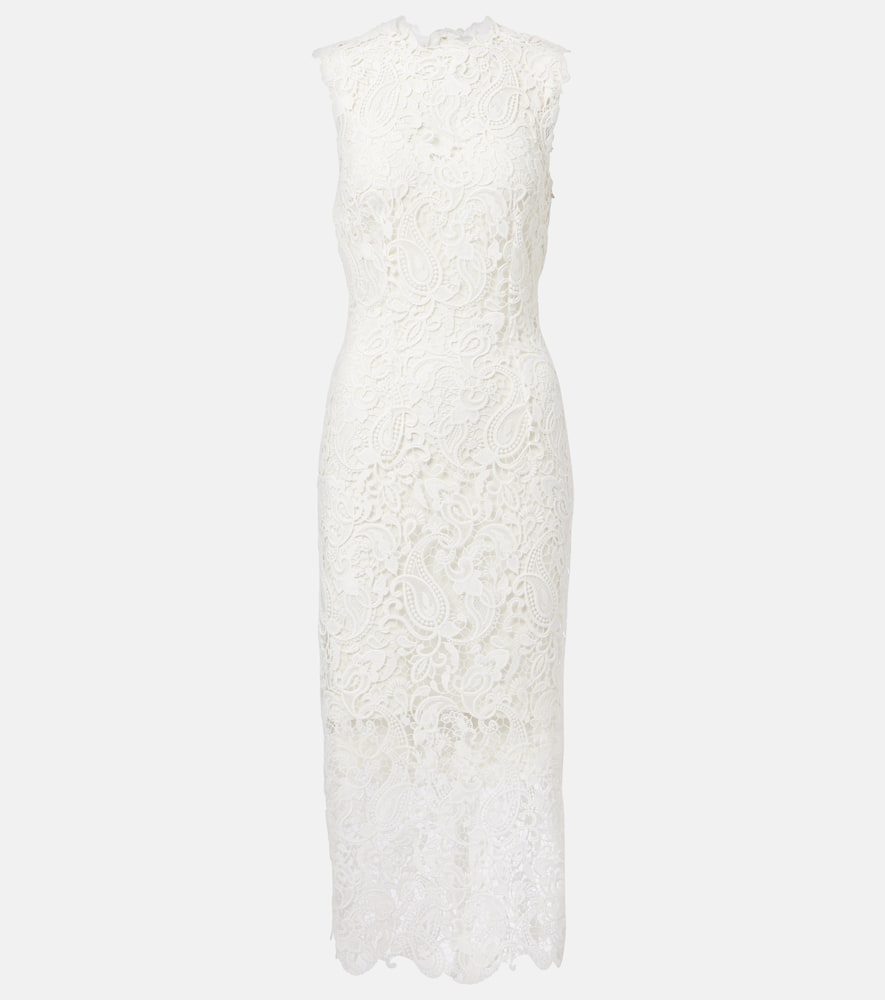 Lace midi dress