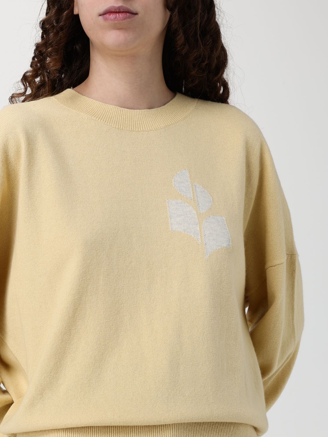 Logo-intarsia jumper - Blue