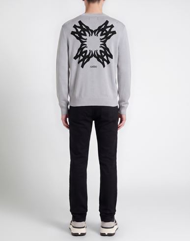Man Sweater Light grey Size XXXL Wool, Viscose