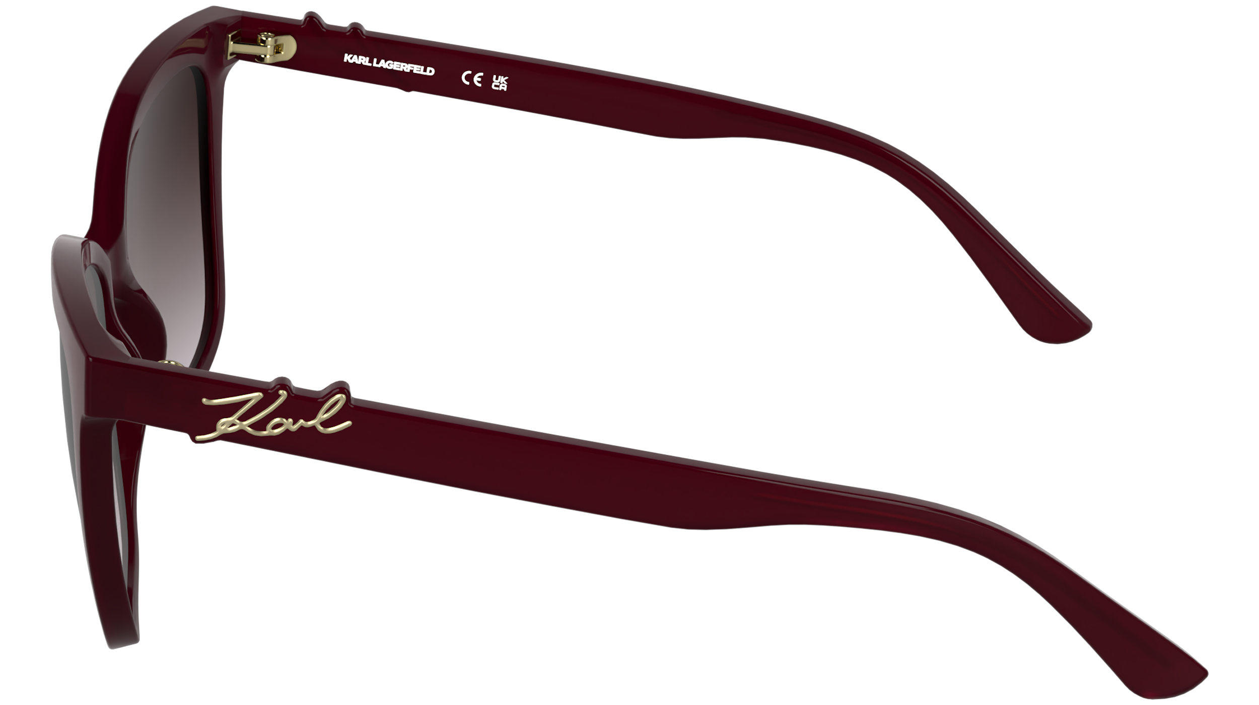 Karl Lagerfeld Vrouw Karl Lagerfeld KL6223S 601 Zonnebrillen Bio-geïnjecteerd Bordeaux Altviool Kwadraat Normaa