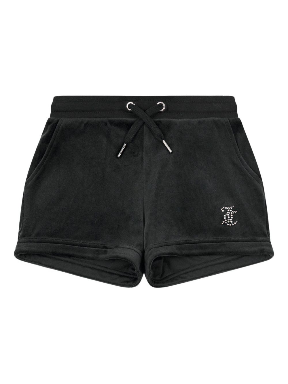 Juicy Couture Kids logo-studded shorts - Black