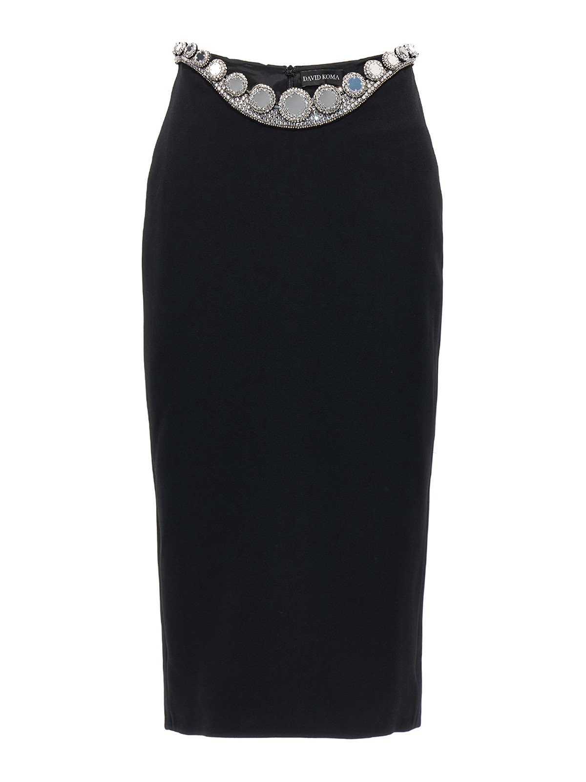Puffer circle embroidery skirt
