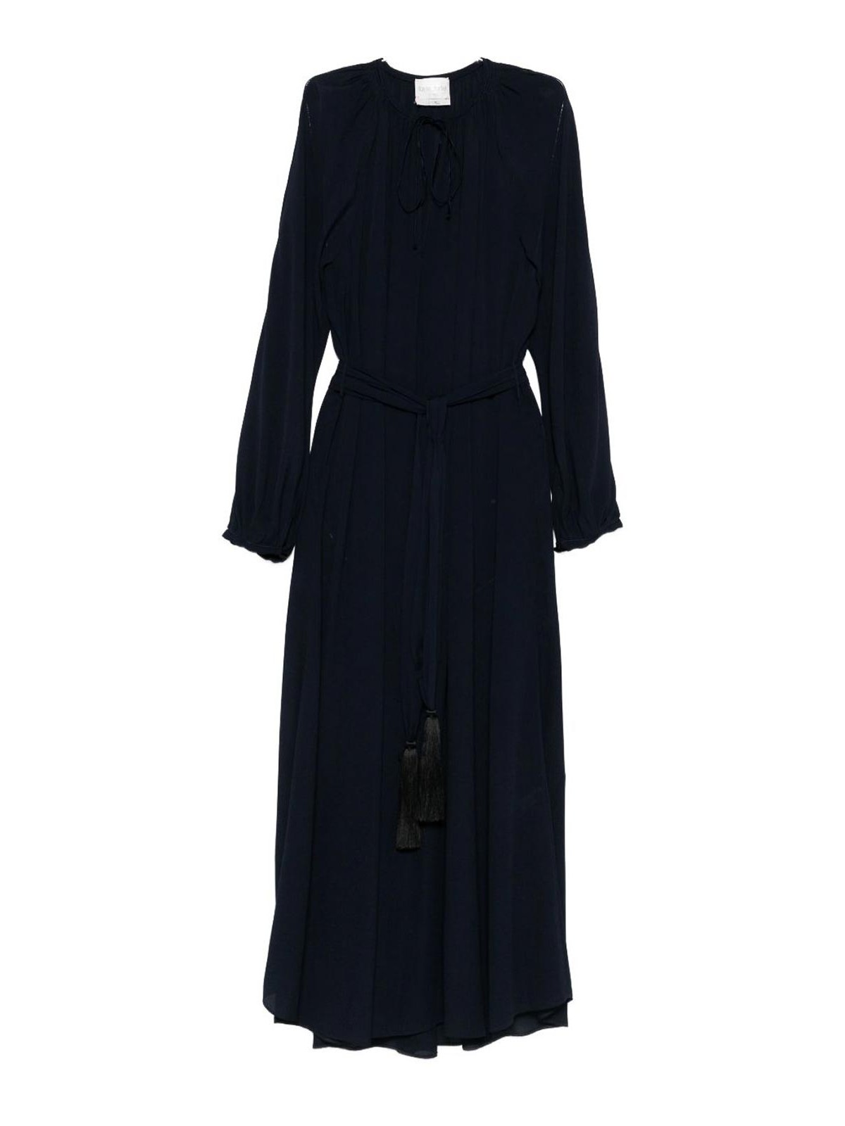 Crepe De Chine Long Dress