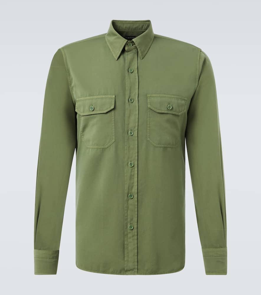 Cotton and silk shirt
