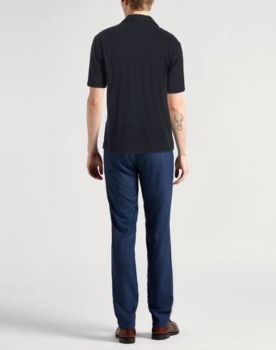 Man Polo shirt Midnight blue Size M Cotton