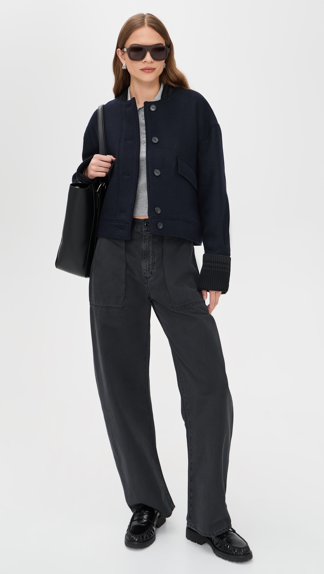 Isatis Coat Dark Navy