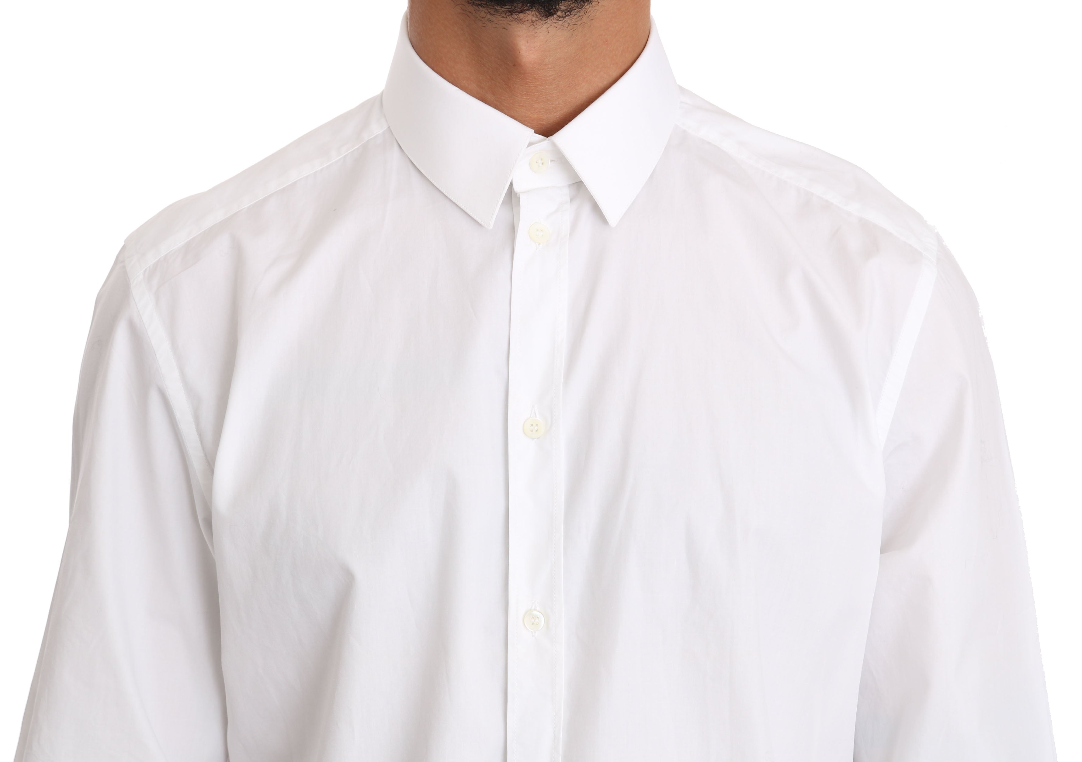 100% Cotton Dress Shirt — White