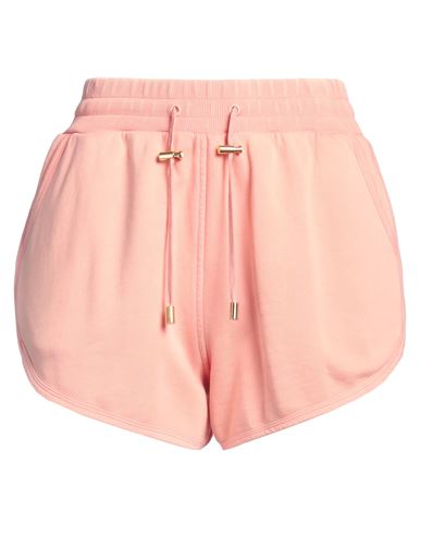 Woman Shorts & Bermuda Shorts Salmon pink Size M Cotton, Elastane