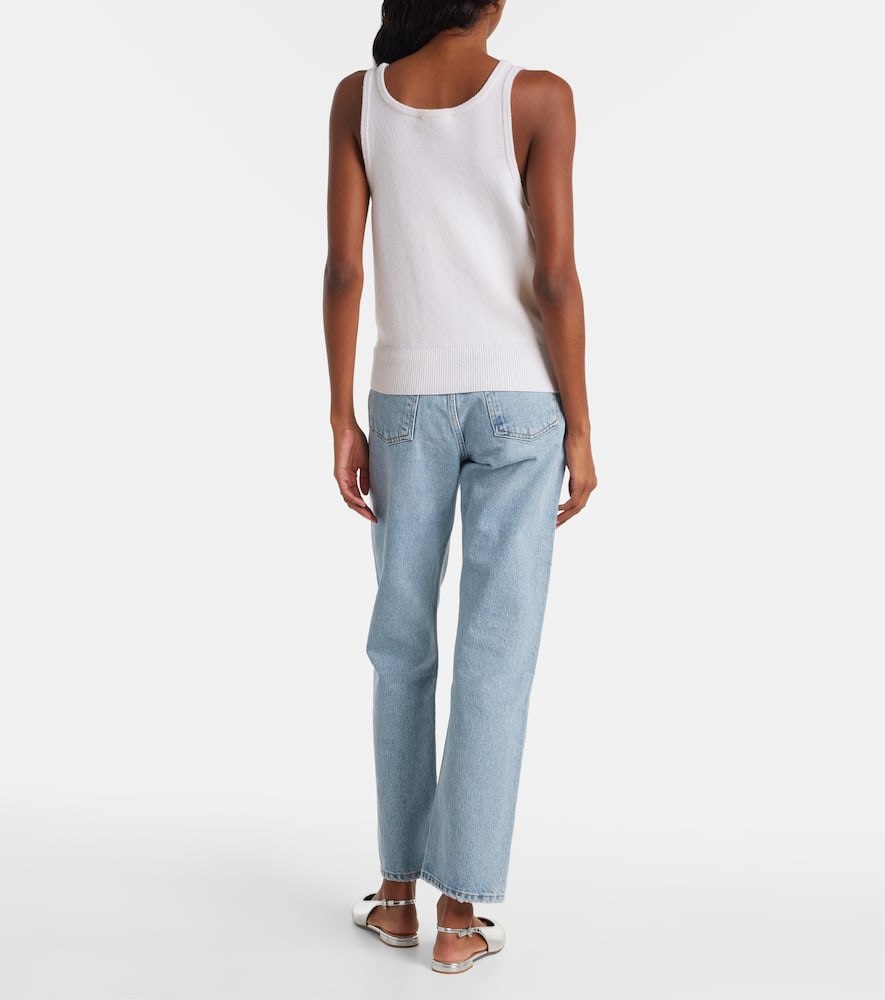 Sequined wool and cashmere top
