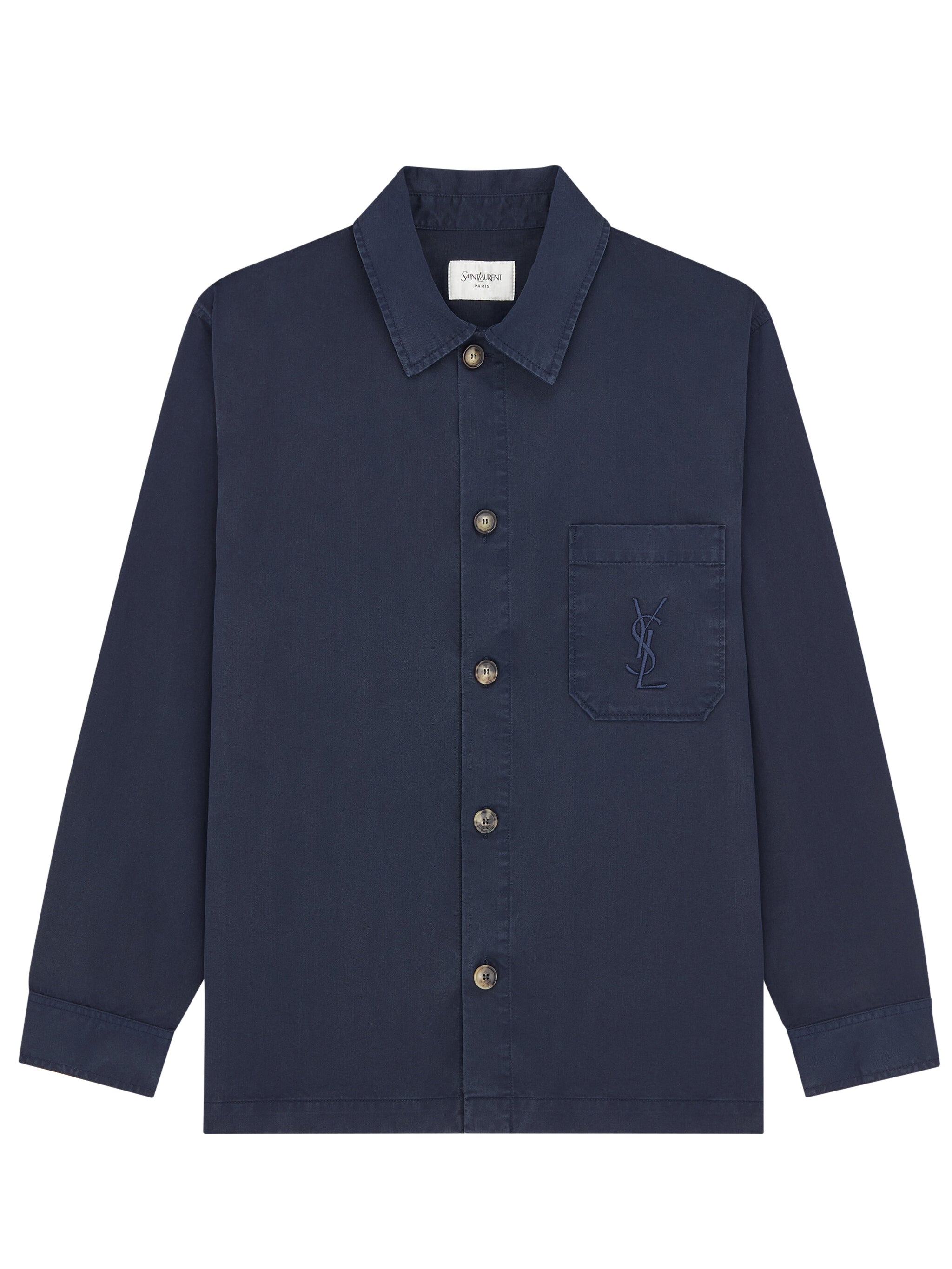 Men's Cotton Lined Button-Up Jacket - Size L