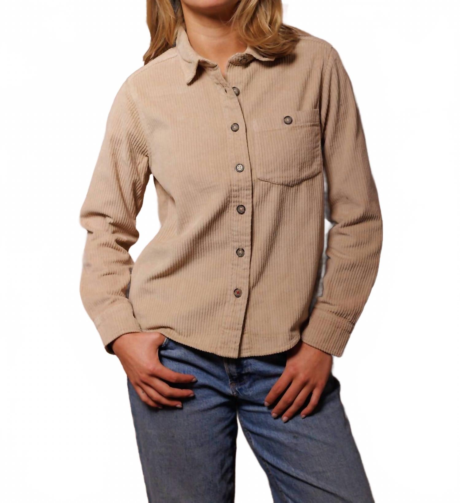 Women's Drifty Shirt In Tan