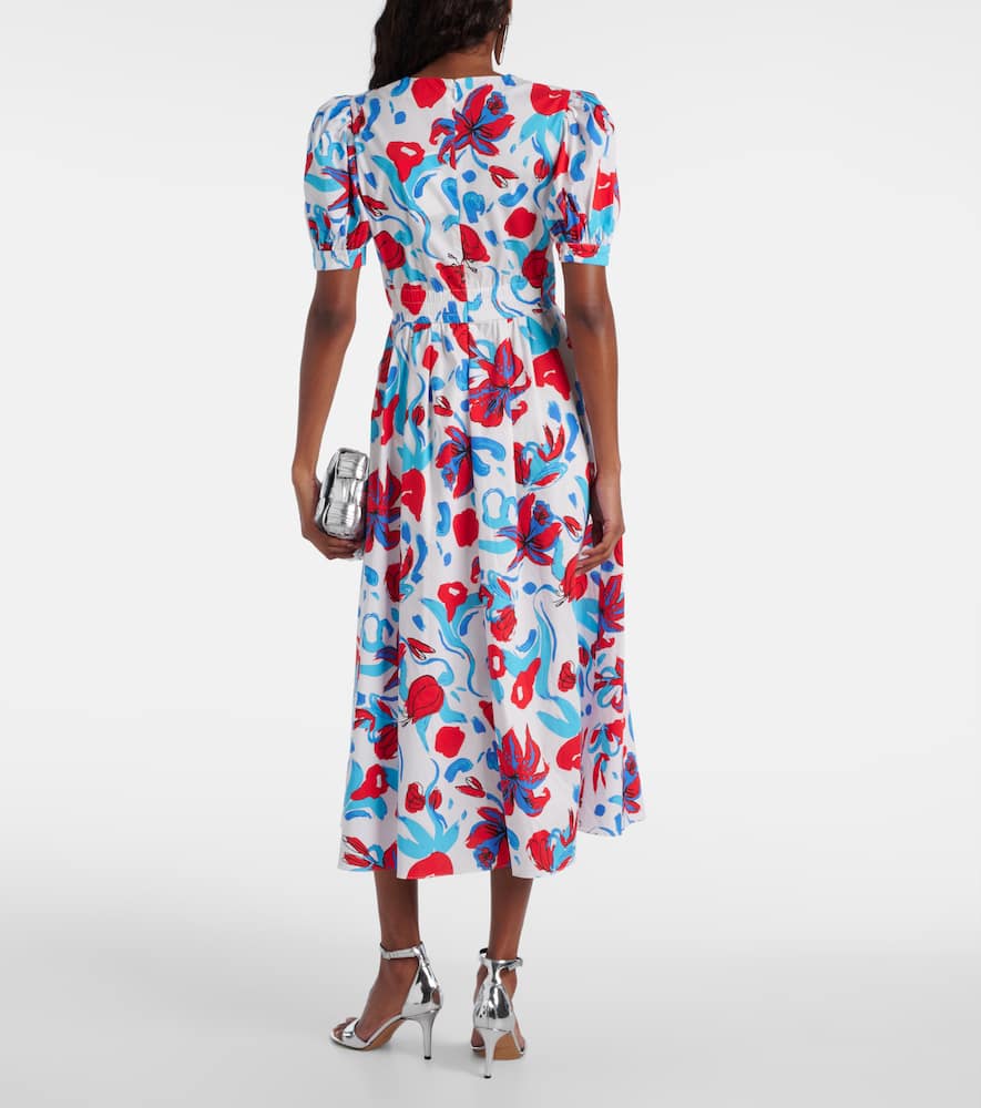 Diane von Furstenberg Avery floral cotton-blend maxi dress
