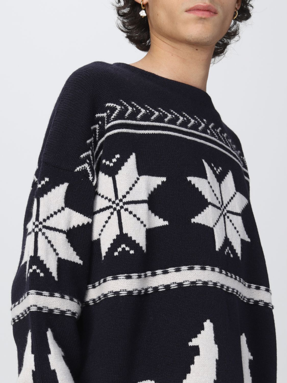 Jumper Men colour Blue