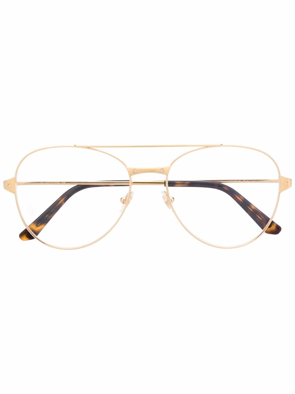 Pilot-frame eyeglasses - Gold