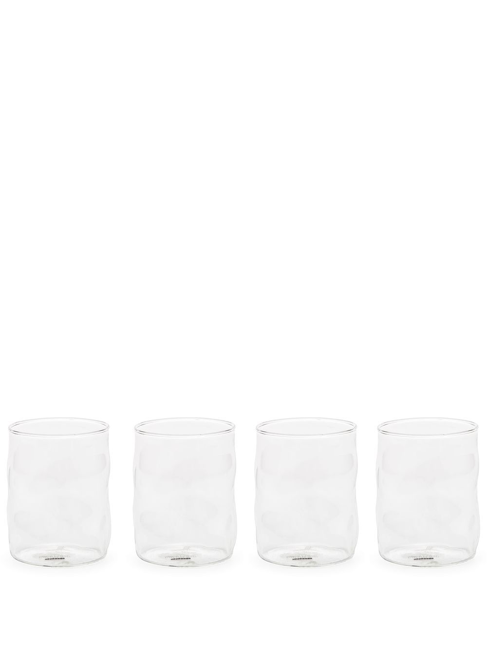Set of four asymmetric glasses