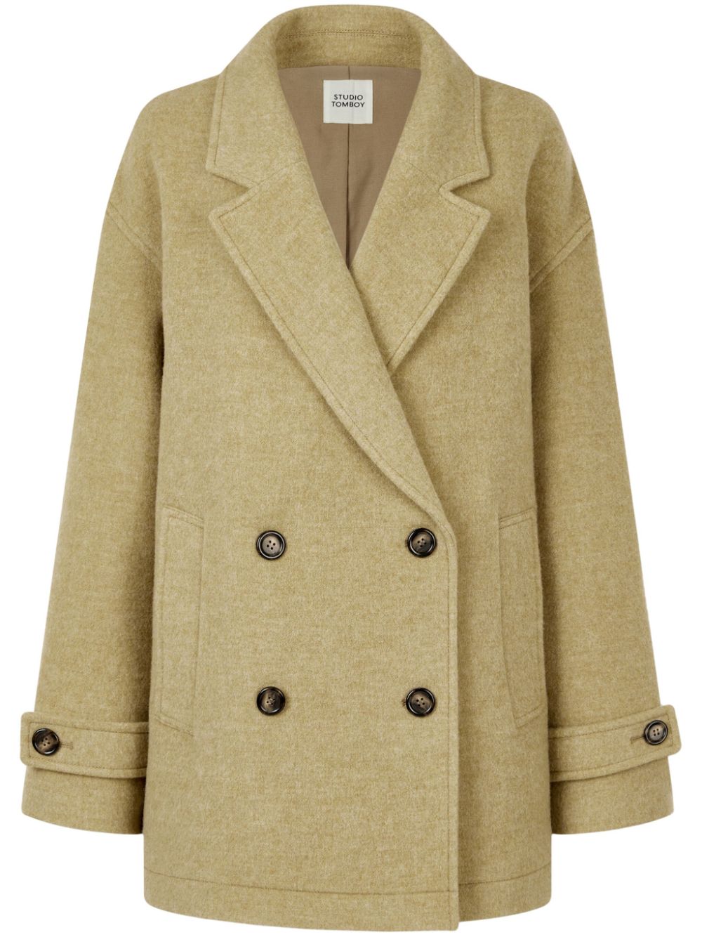 Double-breasted coat - Brown