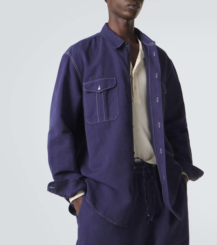 Louro cotton and linen shirt