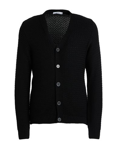 Man Cardigan Black Size XL Wool, Acrylic