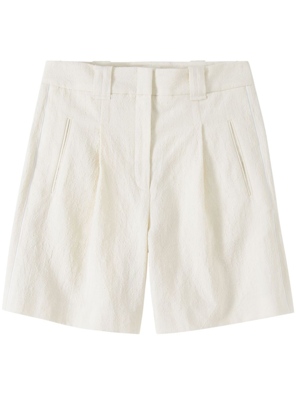 Ralphie knee-length shorts - White