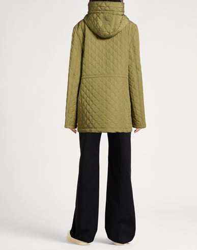 Woman Coat Sage green Size L Polyamide