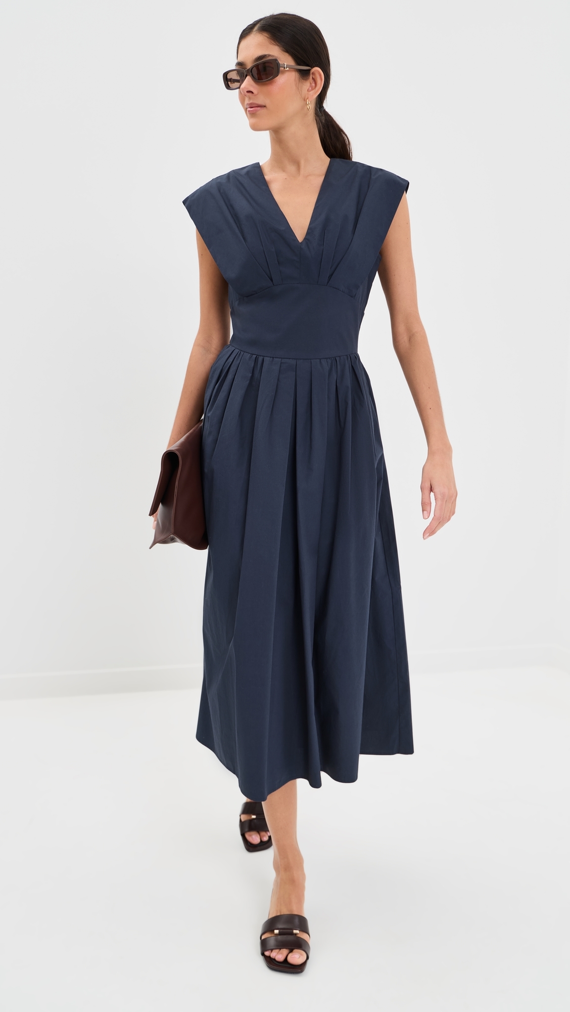 In Full Bloom Dress Navy