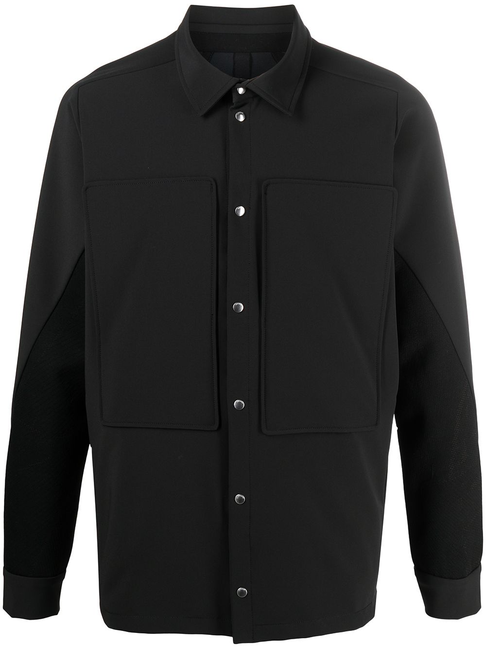 Weatherproof panelled overshirt - Black