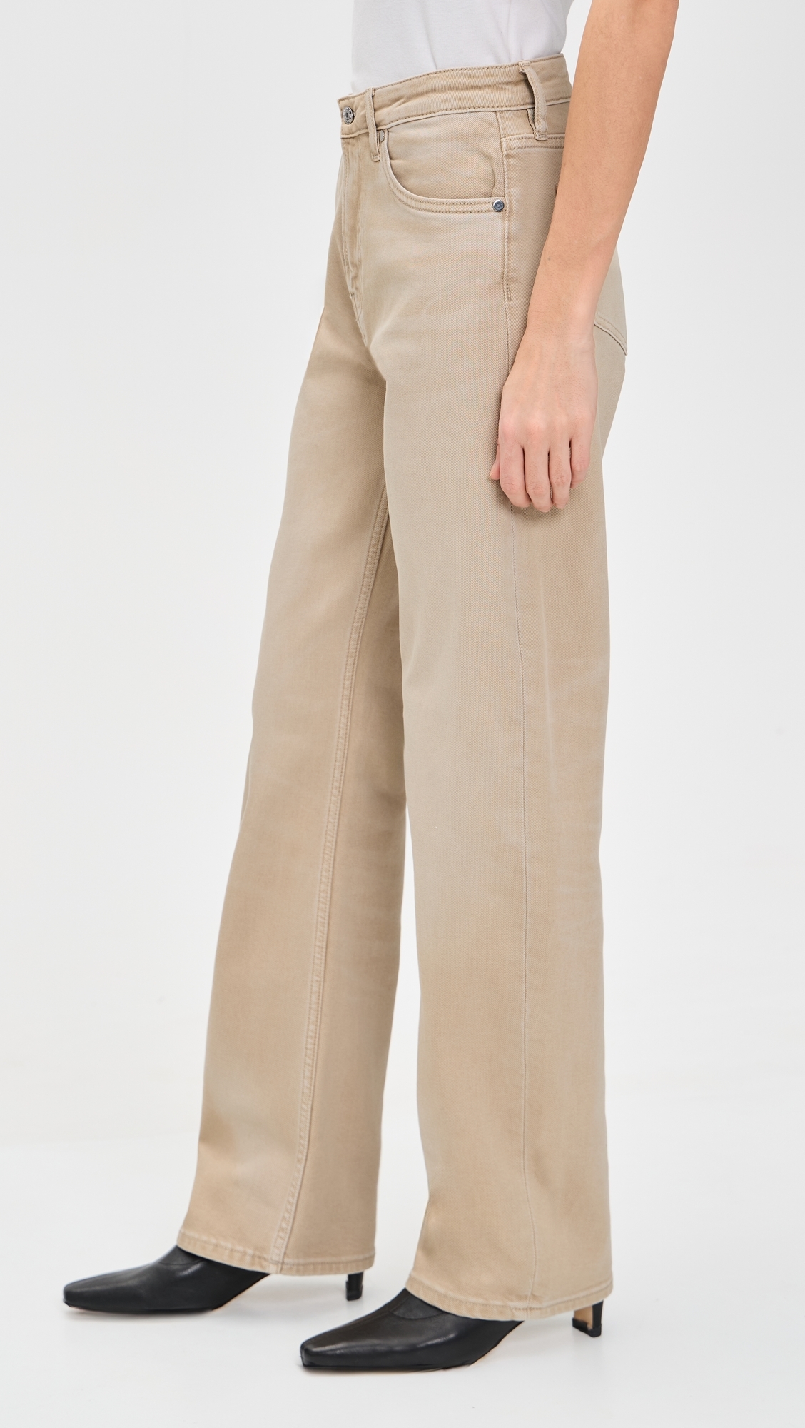 Alida Loose Bowed Jeans Desert Sand