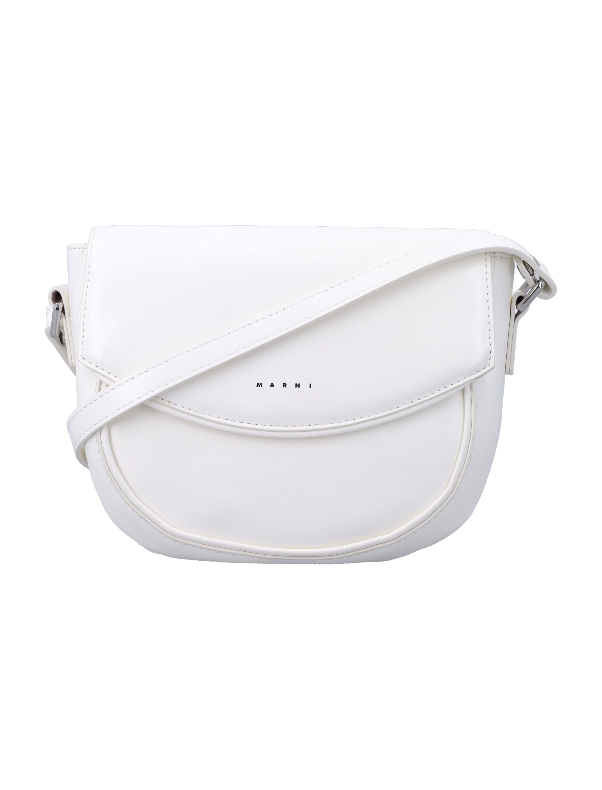Smile Bag in Coated Fabric with Shoulder Strap