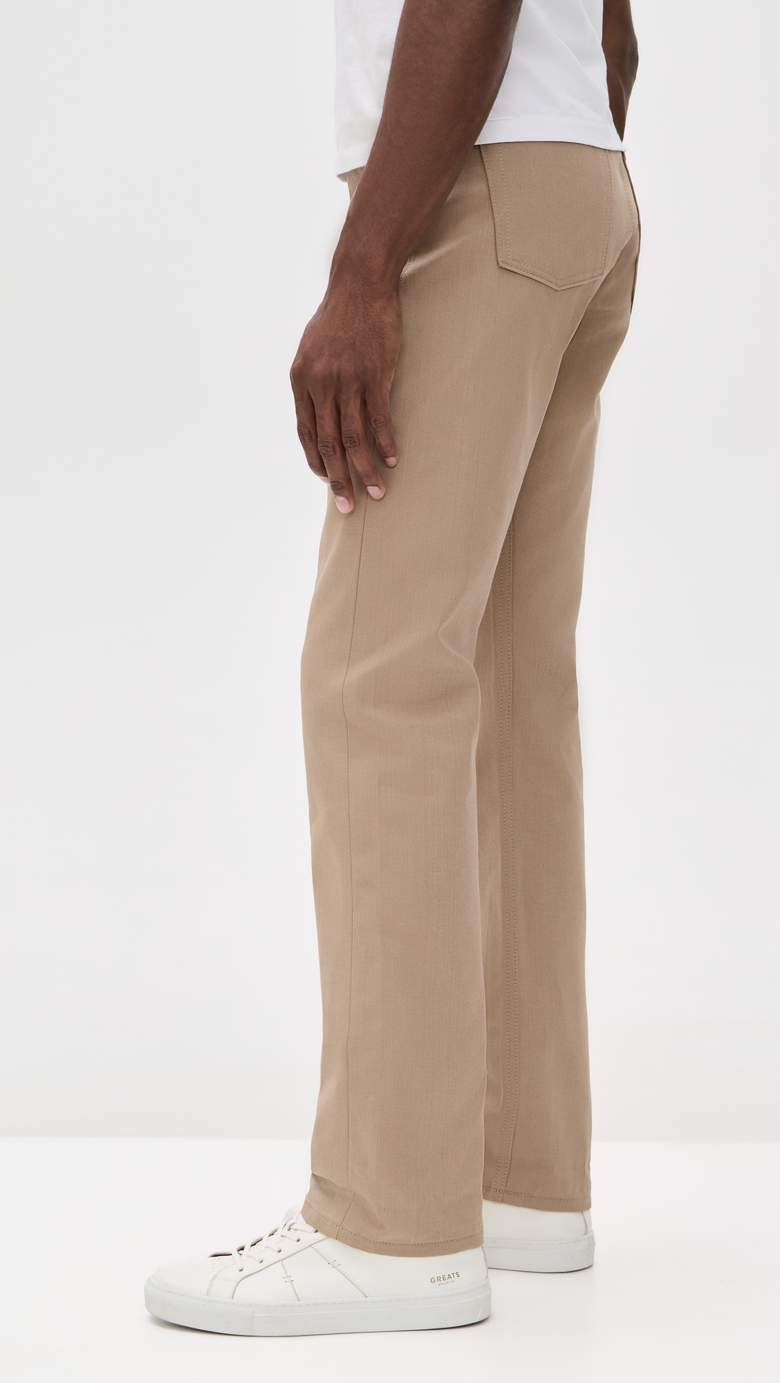 True Guy Selvedge Slacks Beige