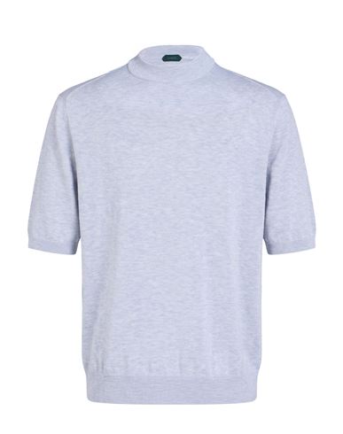 Man Sweater Light grey Size 42 Cotton