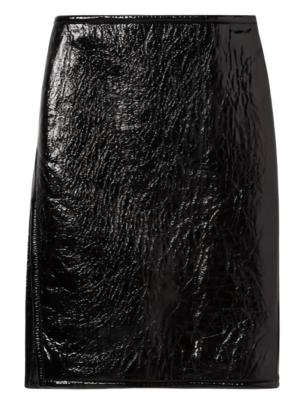 Leather Midi Skirt