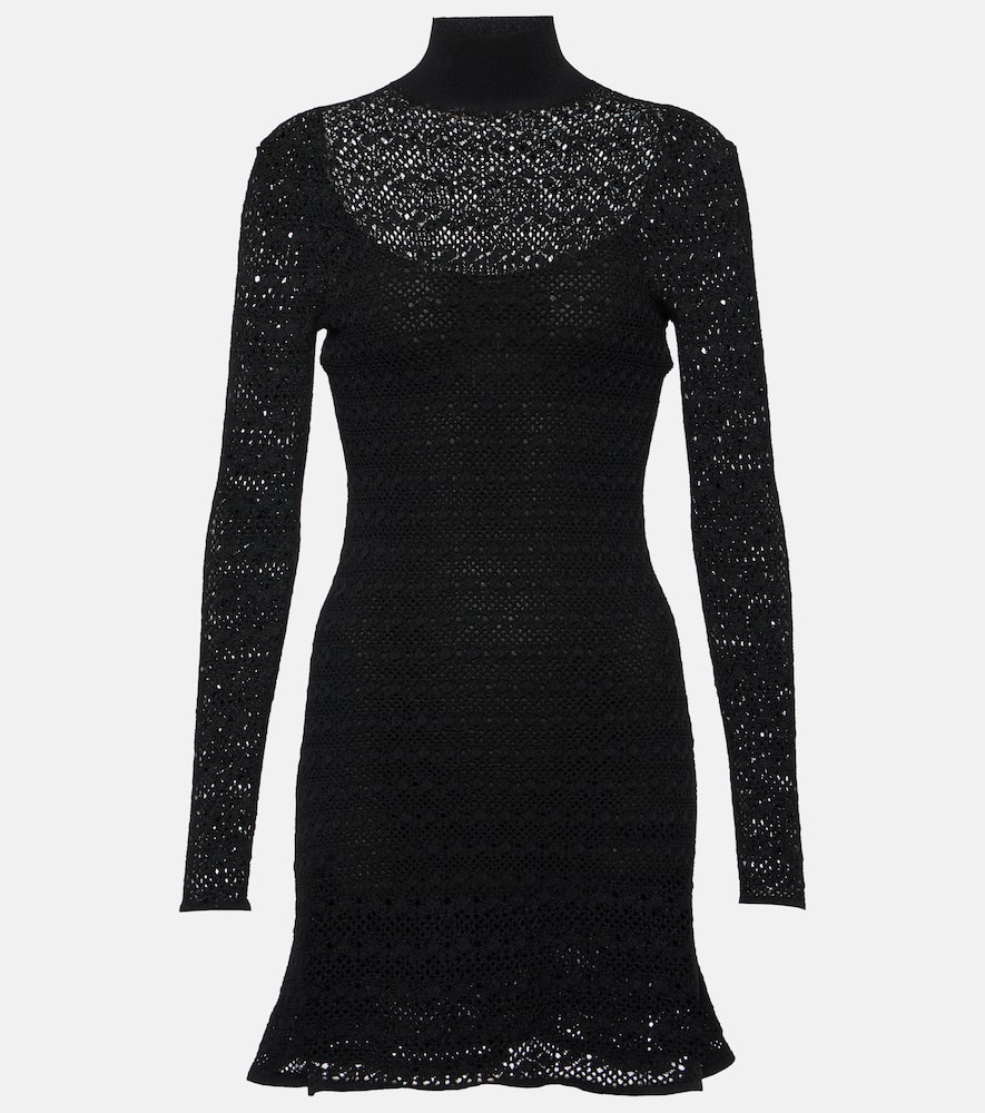 Open-knit minidress