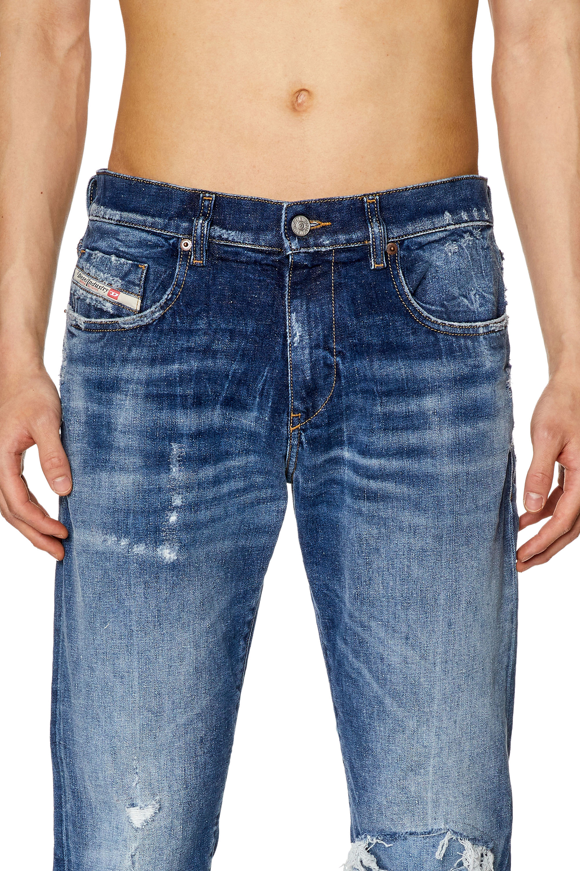 2019 D-Strukt straight-leg jeans - Blue