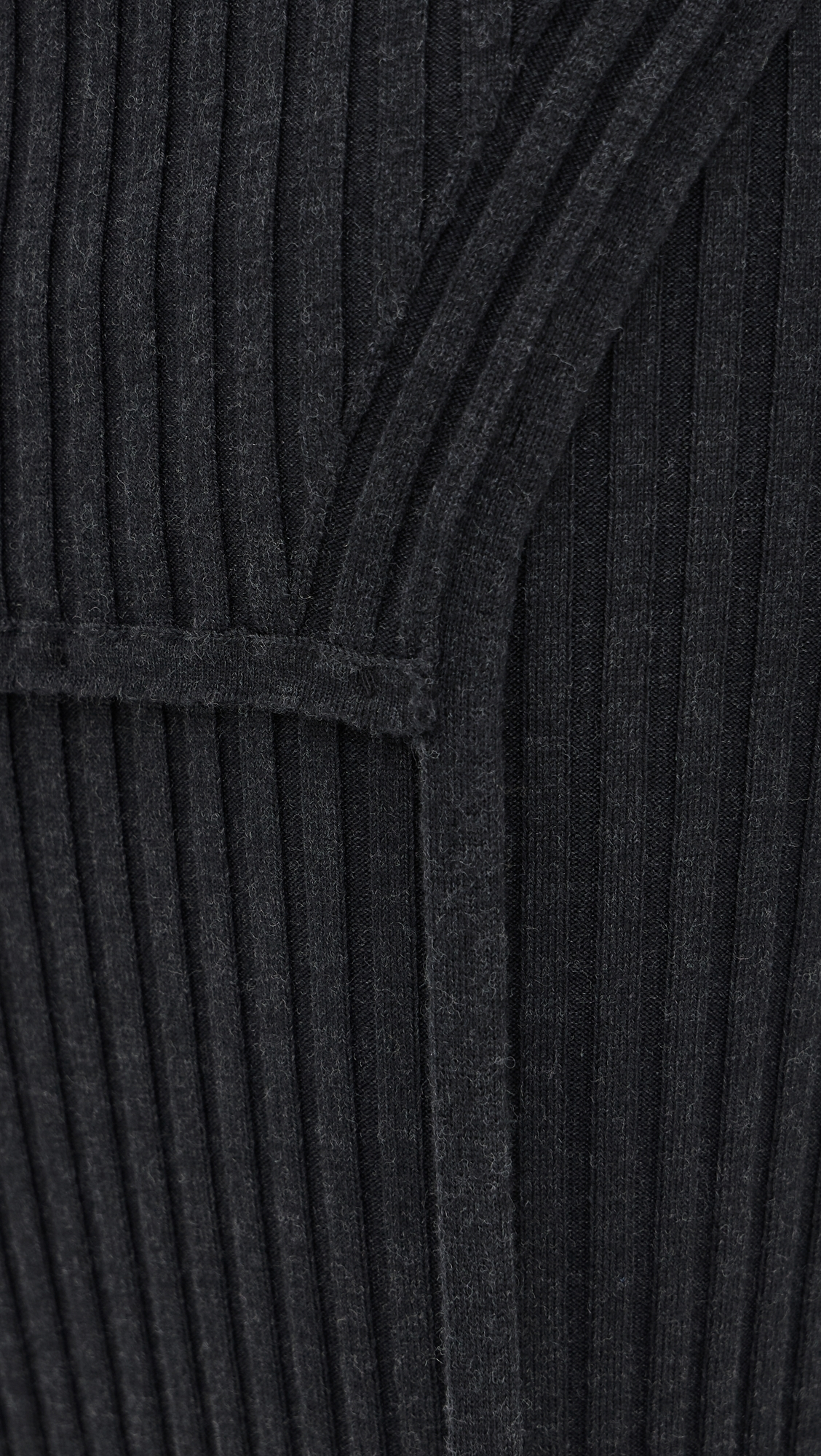 Flipped Skirt Charcoal Melange