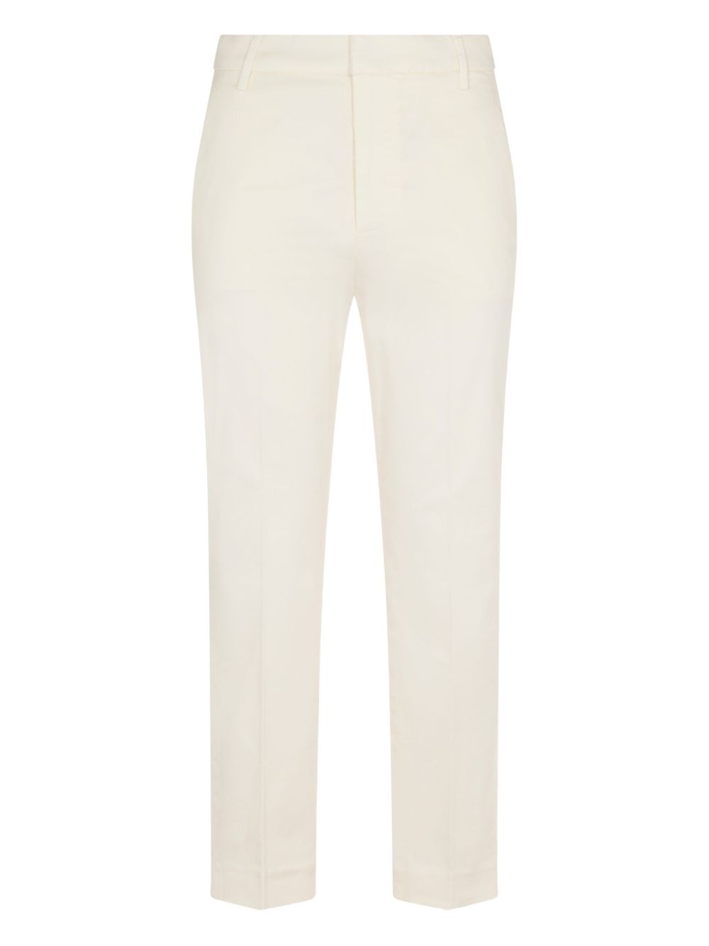 Tailored straight-leg trousers - Black