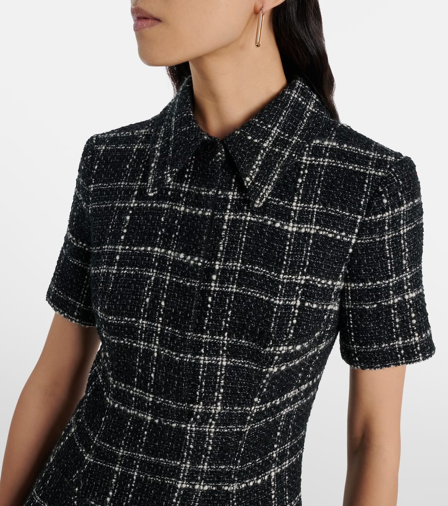 Jody checked midi dress