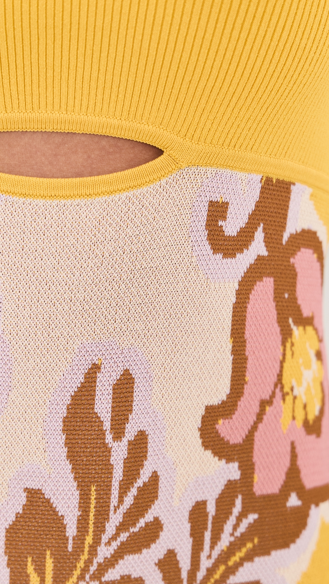 Fletcher Dress Plumeria Wave Knit