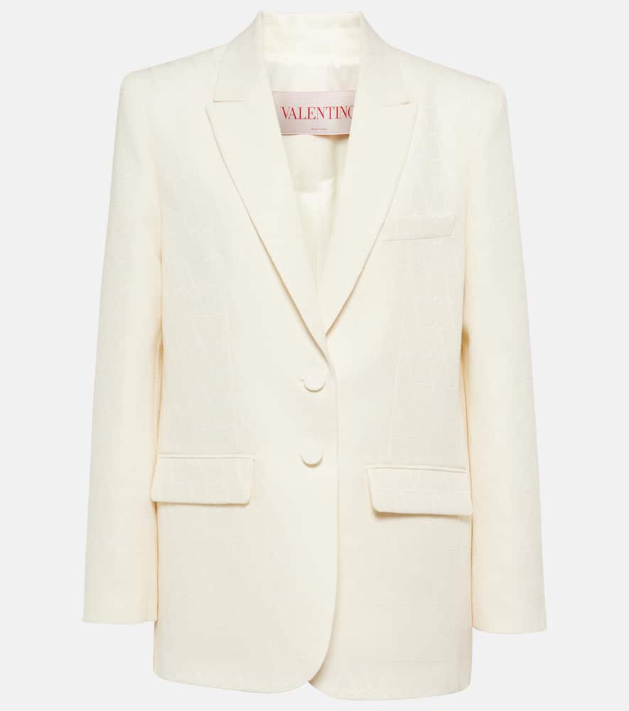 Valentino Toile Iconographe Crêpe Couture blazer