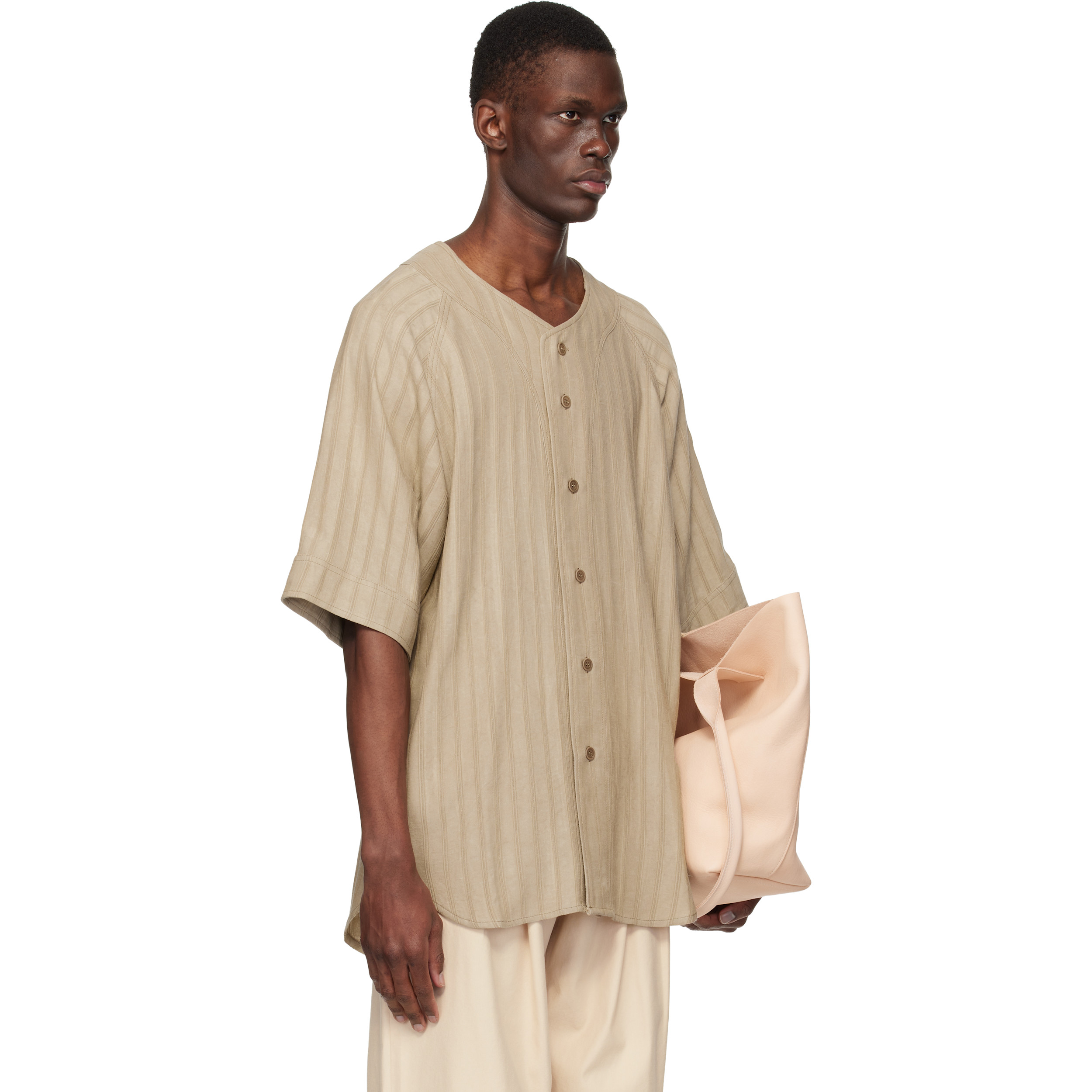 Beige Baseball Shirt