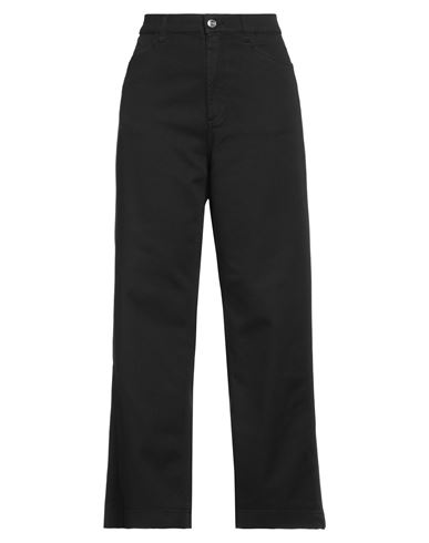 Department 5 Woman Jeans Black Size 29 Cotton, Elastane