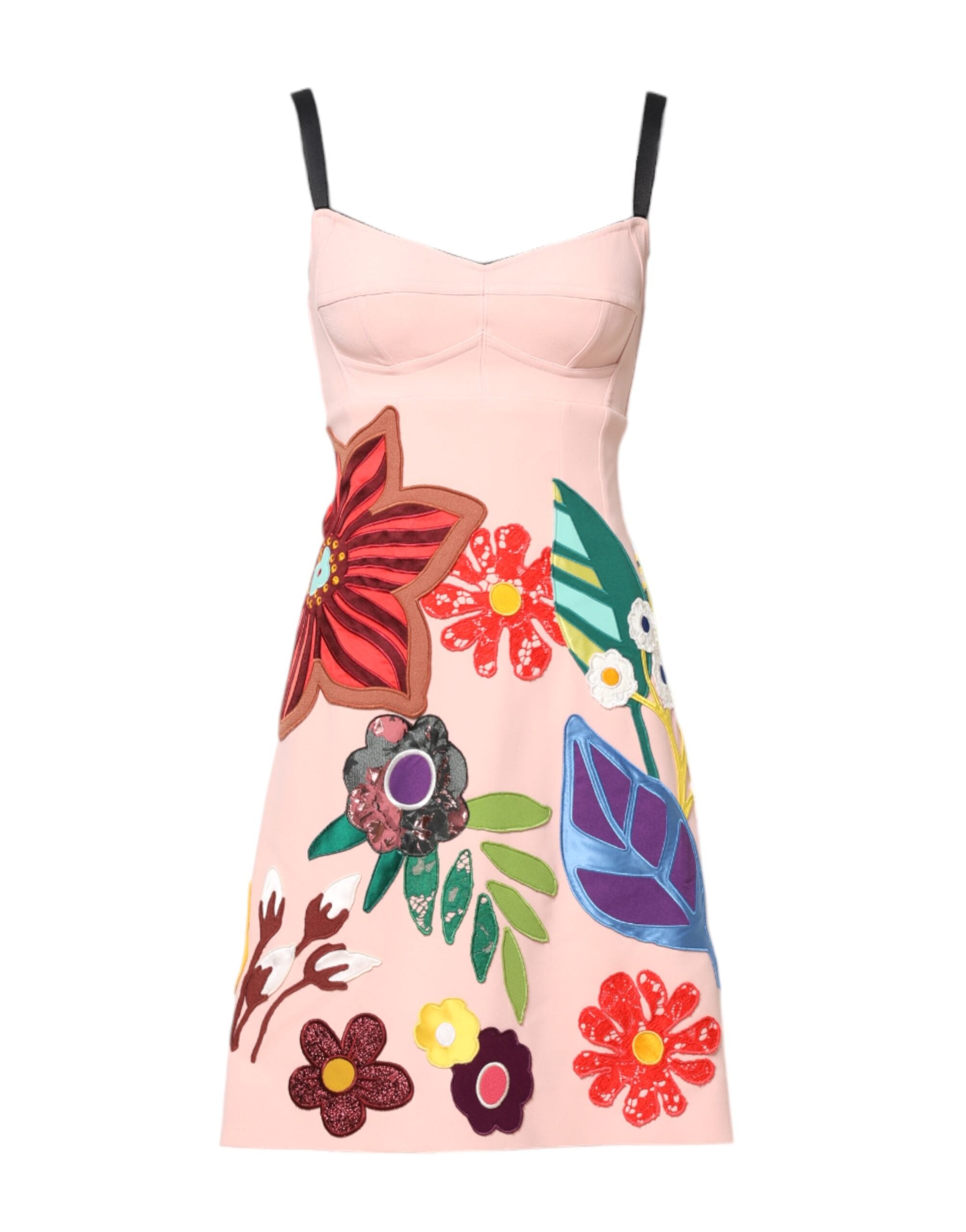 Floral Print Mini Dress — Pink