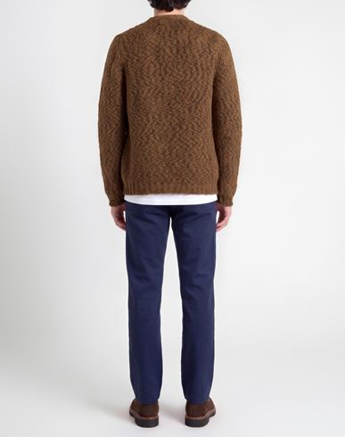 Man Cardigan Camel Size XL Polyamide, Acrylic, Alpaca wool, Wool