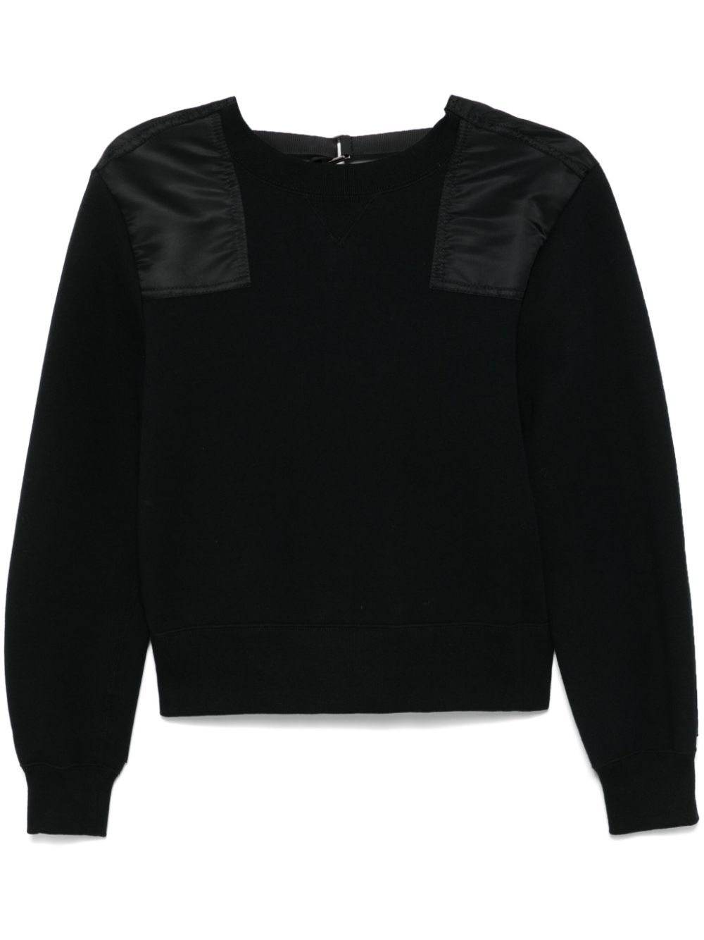 Panelled sweatshirt - Black