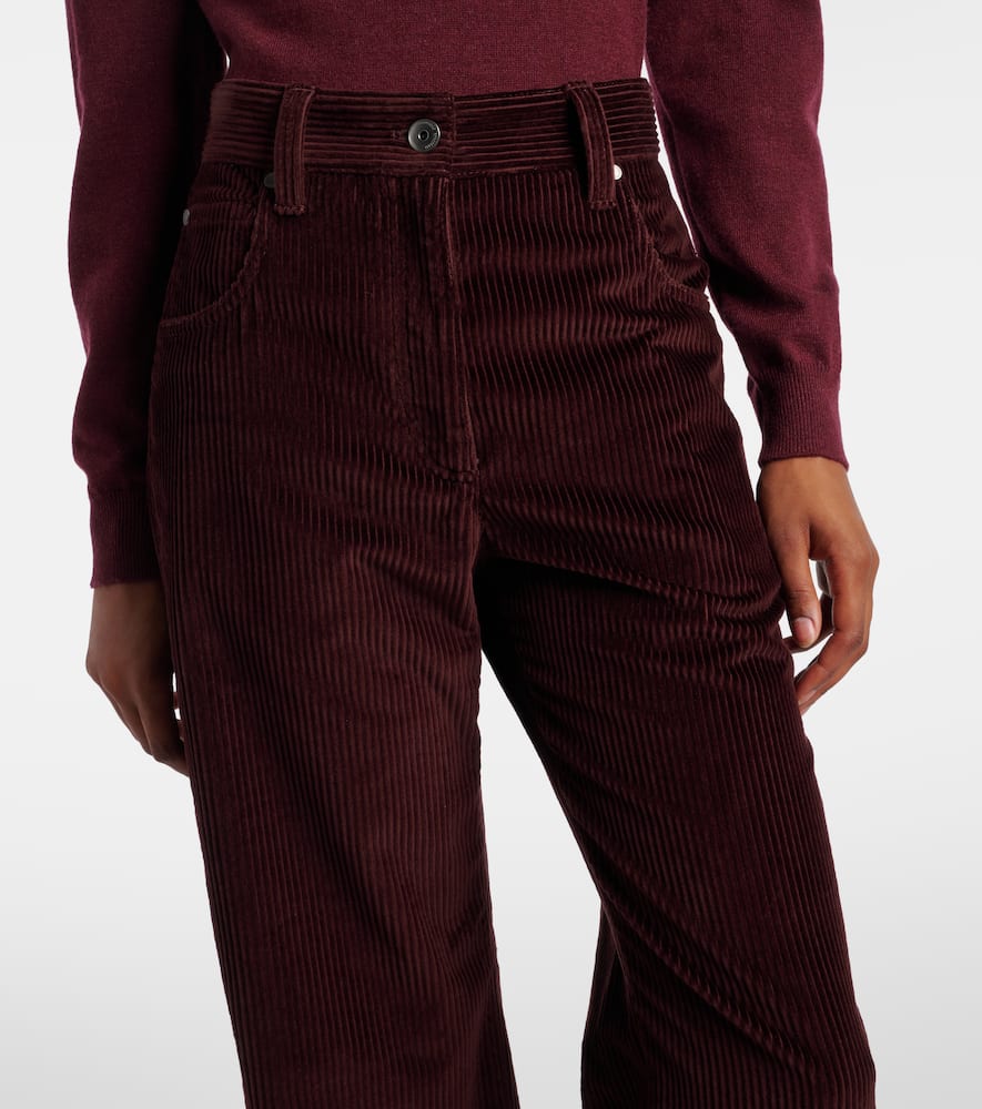 Monili corduroy straight pants