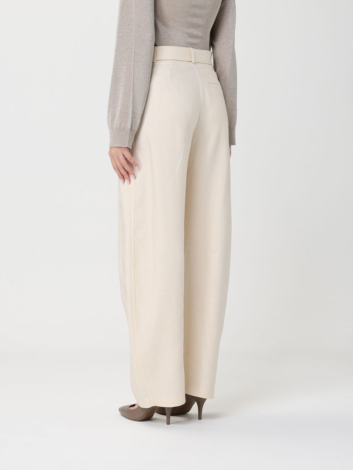 Pants Woman color White