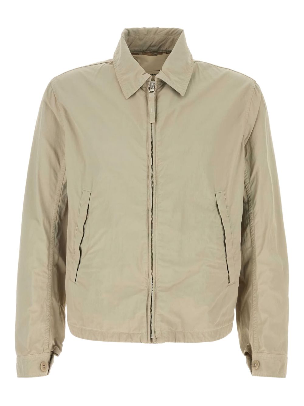 Ten C zip-front lightweight jacket - Neutrals
