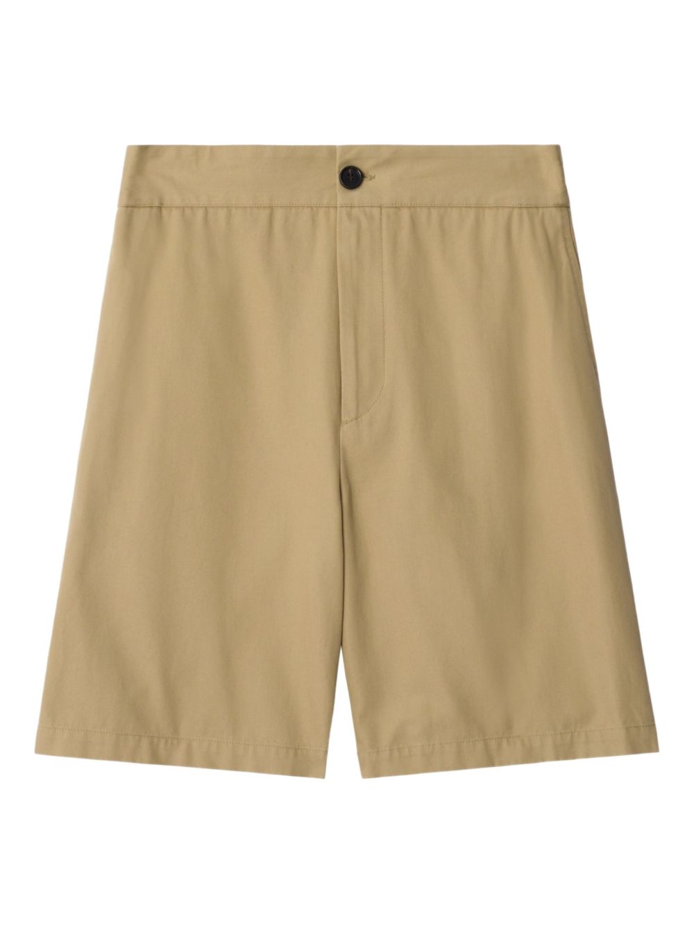 Gabardine-weave shorts - Neutrals
