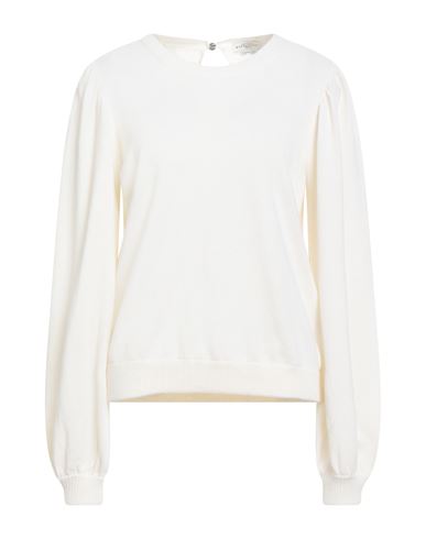 Woman Sweater White Size 10 Wool, Cashmere