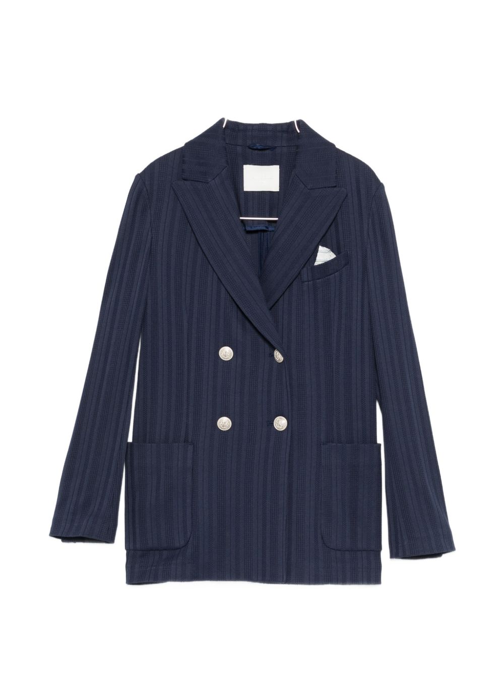 Cotton double-breasted jacket